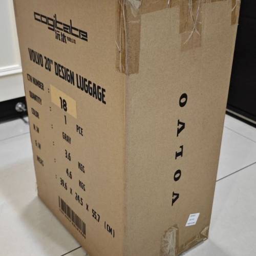 VOLVO x Eminent 聯名行李箱(內搭國際海關鎖) 登機箱 20吋 鐵灰色 質感高級 VOLVO ...