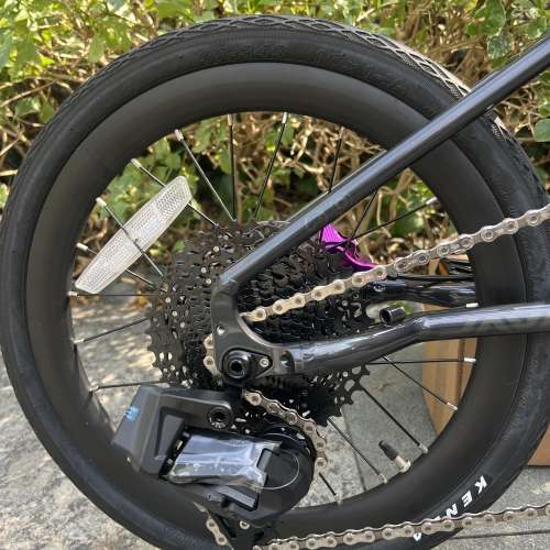 (紫色 電變 12速 40T飛輪) 2025最新款JAVA NEO 電變12速 紫色碟剎349鋁合金折叠車（...