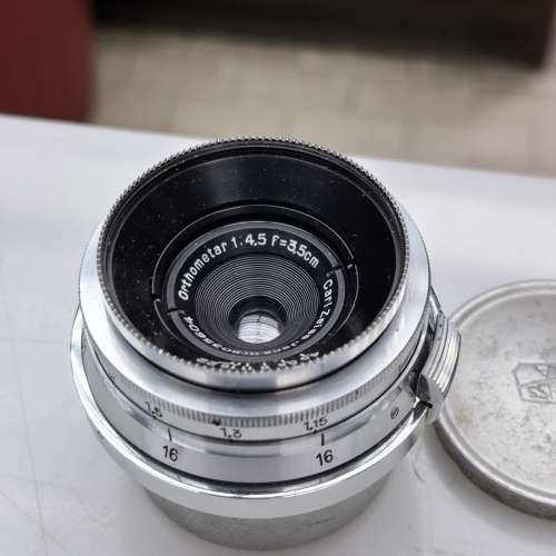 CARL ZEISS JENA ORTHOMETAR 3.5CM F4.5 CONTAX RF MOUNT