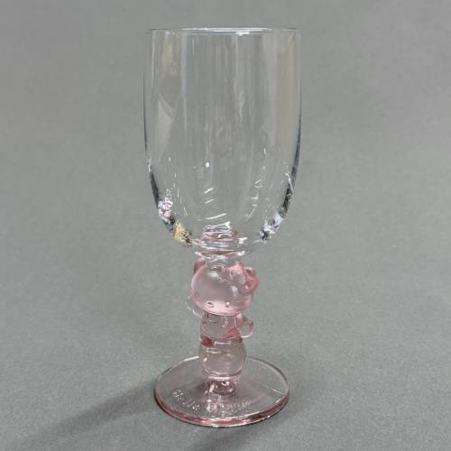 全新絕版 Hello Kitty 玻璃酒杯 約18mm 高 Sanrio Co 1993年出品 日本製造