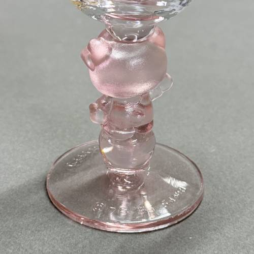 全新絕版 Hello Kitty 玻璃酒杯 約18mm 高 Sanrio Co 1993年出品 日本製造