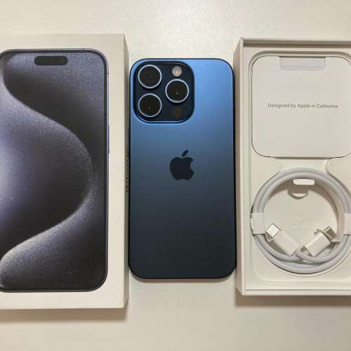 港行	全新	未激活	iPhone 15 pro max 512gb 藍/原色 一年蘋果保養	what app 6497 6645