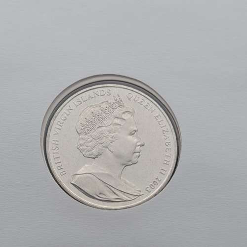 QEII COMMEMORATIVE COIN WITH STAMP FIRST DAY