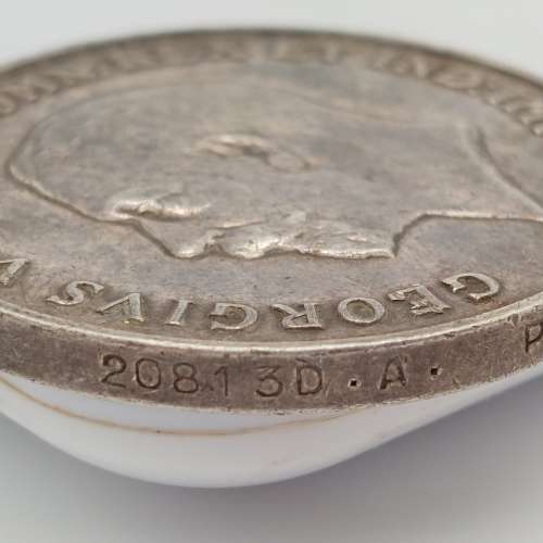 1914 1918Ming George V Silver Horse Medal WWI Antique Military Collectivles