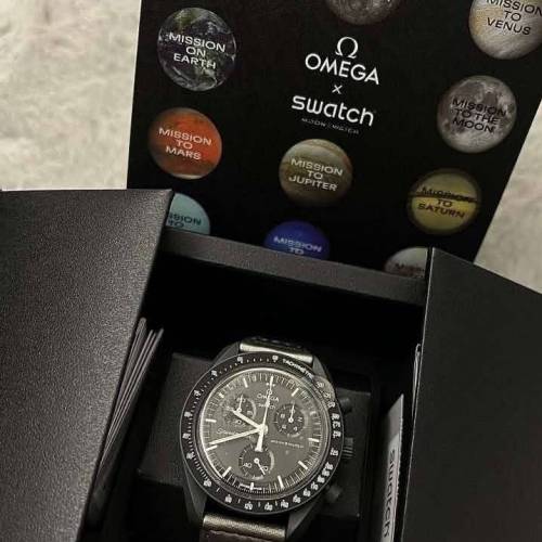 Omega x Swatch 限量版水星手錶