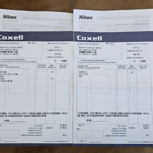 已售 Nikon AF-S 70-200mm f/2.8G ED VR II 送 TC-20E III 及 B+W Filter