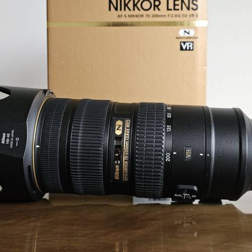 已售 Nikon AF-S 70-200mm f/2.8G ED VR II 送 TC-20E III 及 B+W Filter