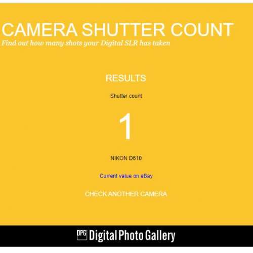 全新NIKON D610 (Full Frame 全幅)