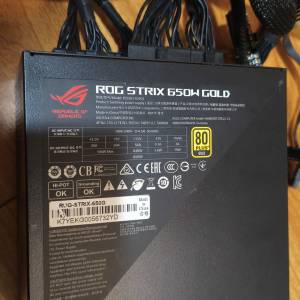ASUS Strix 650W 80 Plus Gold Fully Modular PSU (ROG-STRIX-650G)保養至2029年