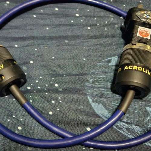 Gotham 85215 音響電源線 連美式轉英式轉插 共兩條