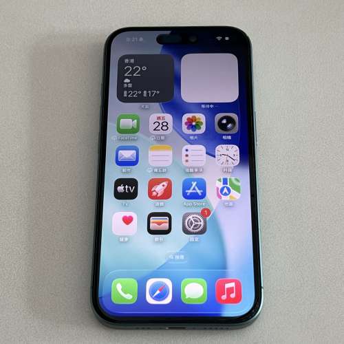 95 % New i phone 16 256GB 綠色 香港行貨