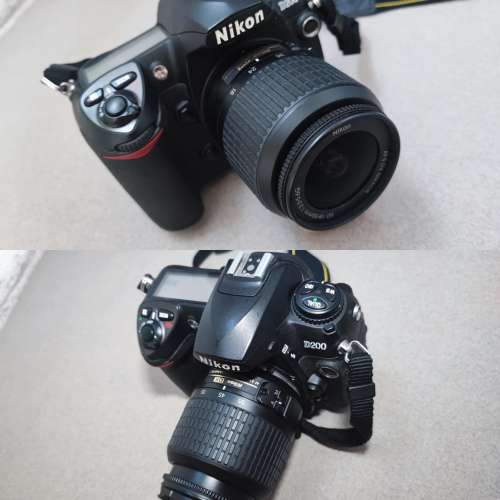 Nikon D200 / nikkor ED 18-55mm 1:3.5-5.6G 相機及鏡頭