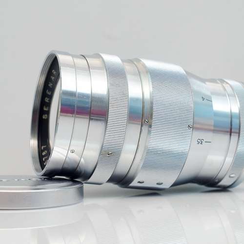 罕見 Canon Serenar 85mm f2 早期黃銅重版, Japan (接近90%New)