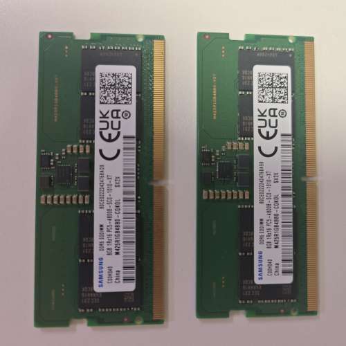DDR5 4800 notebook ram 8GB*2
