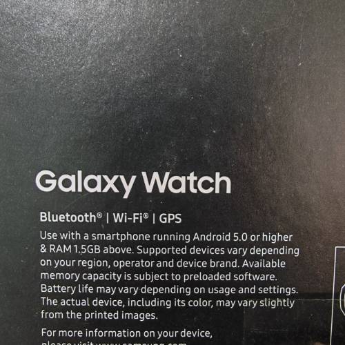 Samsung 三星 GalaxyWatch 46mm (藍牙) 智能手錶 SM-R800