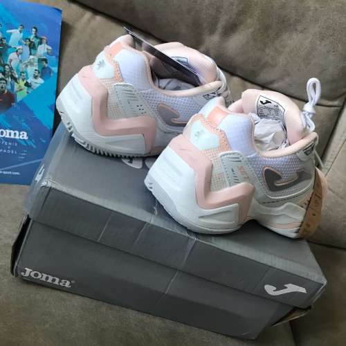 👟 JOMA Tennis Shoes EU37 US5 T.Set Lady 2313 Pink White NEW 全新 網球鞋 🎾