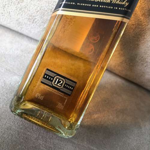 🥃 JOHNNIE WALKER 12 Years Black Label Scotch Whisky 100cl 40% NEW 全新 威士忌...