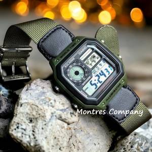 Montres Company 香港註冊公司(32年老店) 卡西歐 CASIO 世界地圖 十年電池壽命 AE-...