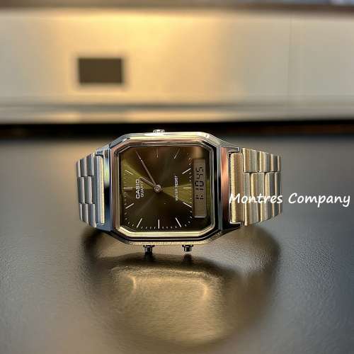 Montres Company 香港註冊公司 (32年老店) 卡西歐 CASIO 不鏽鋼錶帶 不鏽鋼 AQ-230...