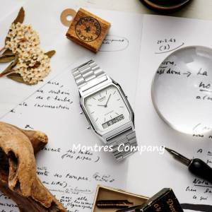 Montres Company 香港註冊公司(32年老店) 卡西歐 CASIO 不鏽鋼錶帶 細錶徑 Q-230A-7...