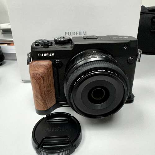 Fujifilm GFX 50R (full set), Fujinon GF 50mm F3.5 R LM WR, 99% new condition
