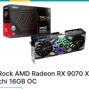 ASRock Taichi AMD Radeon RX 9070 XT 顯示卡 9070xt rx9070 xt rtx