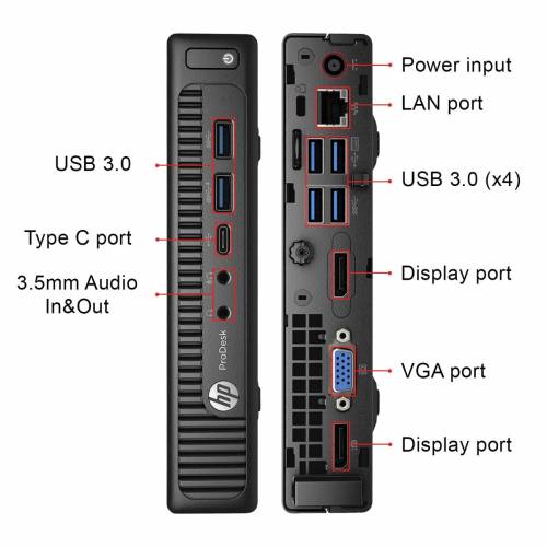 HP PRO DESK 600 G2 ， I7-6700T，「M2 250G SSD」，16GB RAM。迷你電腦，Mini PC，...