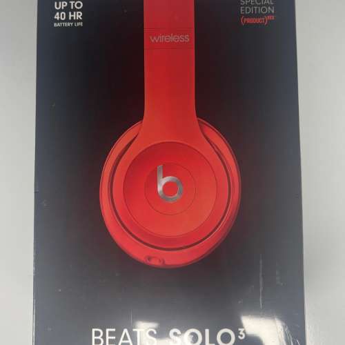 Beats Solo3 (PRODUCT)RED 特別版 無線耳機(全新水貨)