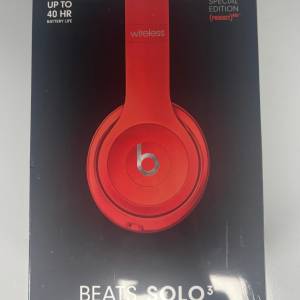 Beats Solo3 (PRODUCT)RED 特別版 無線耳機(全新水貨)
