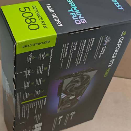 显卡：微星 RTX 5080 16G 3X OC PLUS(全新)