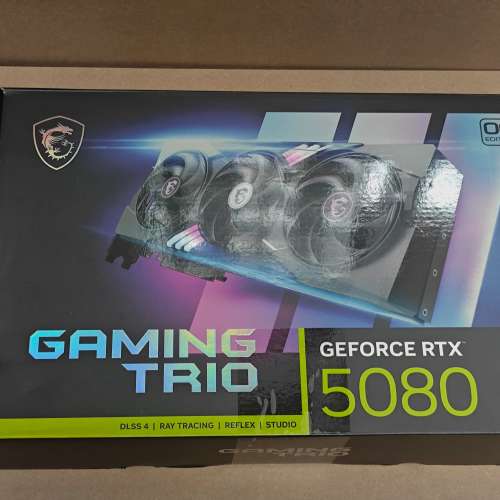 显卡：微星 RTX 5080 16G 3X OC PLUS(全新)