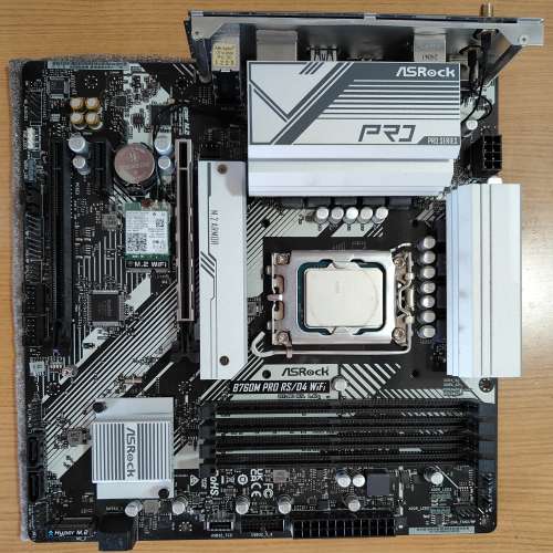 I5-12490F + ASRock B760M Pro RS/D4 WiFi DDR4 mATX