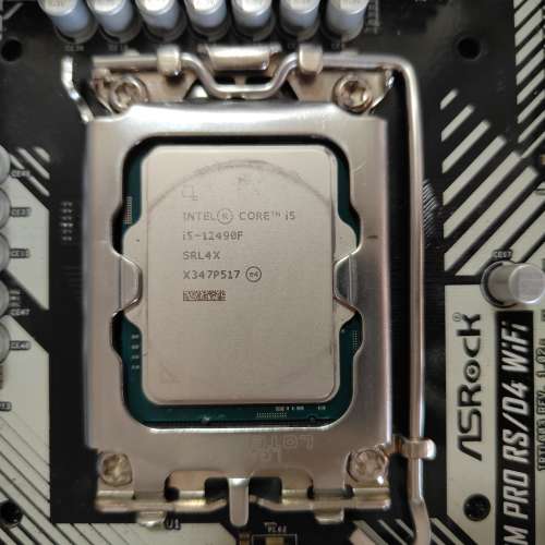 I5-12490F + ASRock B760M Pro RS/D4 WiFi DDR4 mATX