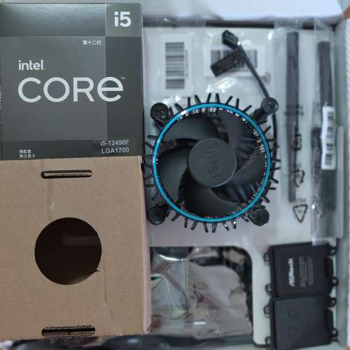 I5-12490F + ASRock B760M Pro RS/D4 WiFi DDR4 mATX