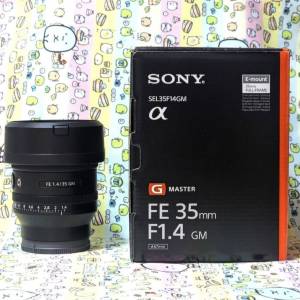 Sony FE 35mm F1.4 GM 鏡頭(35.4gm 35gm sony 35gm 35f1.4)