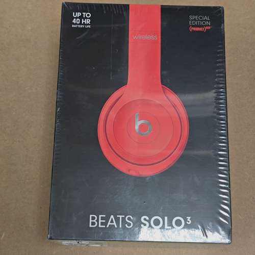 Beats solo3 大耳机 红色