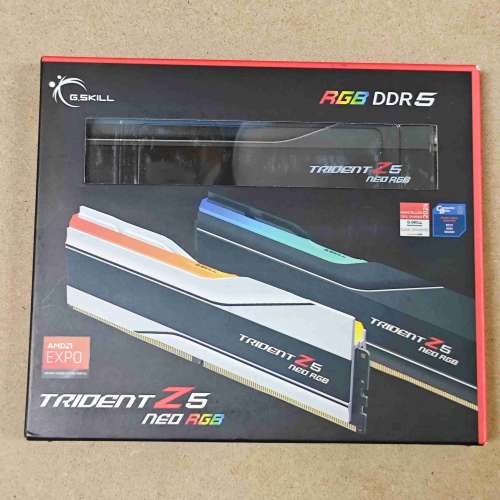 【美版原裝】G.SKILL Trident Z5 Neo RGB DDR5-6000 32GB(16Gx2) 記憶體套裝 全新未拆