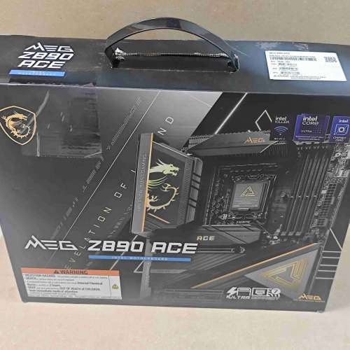 全新美版 MSI MEG Z890 ACE 主機板｜Intel Ultra 核心支援｜荃灣站交收