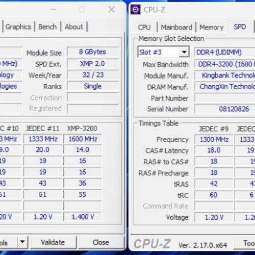 KingBank 金百逹 DDR4-3200 16GB CL14 低延遲電競RAM