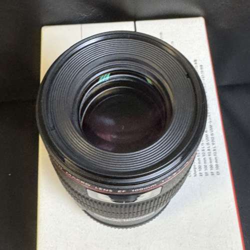 Canon EF 100mm f/2.8L Macro IS USM Lens 香港行貨 全套