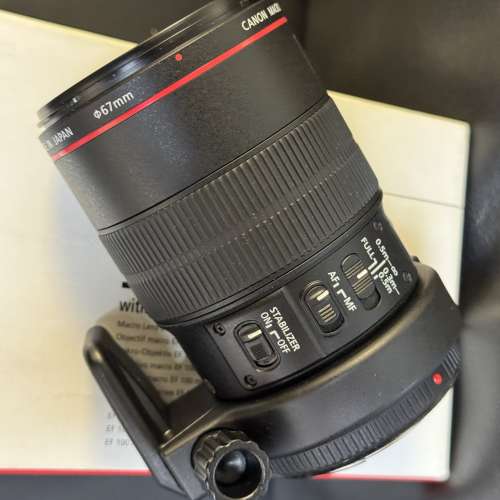 Canon EF 100mm f/2.8L Macro IS USM Lens 香港行貨 全套