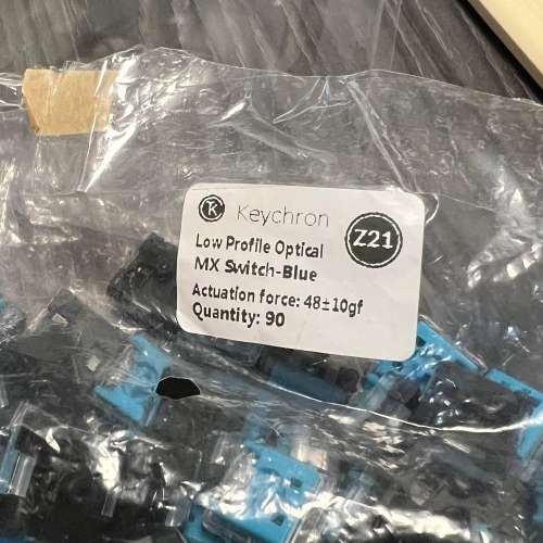 Keychron Low Profile Optical MX Switch 青軸 90 粒 (包本地運費)