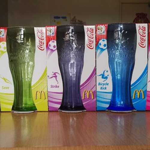 全新11個 可口可樂玻璃杯