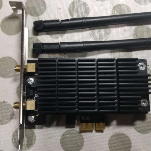 二手 TP-Link Archer T6E AC1300 雙頻1.3Gbps WiFi 5 PCIe 無線網路卡