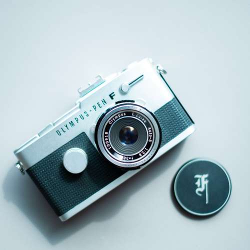 Olympus Pen-FT Camera with e.zuiko 38mm f2.8 Lens pancake lens