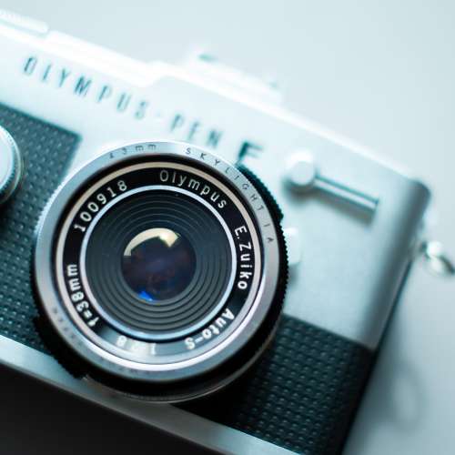 Olympus Pen-FT Camera with e.zuiko 38mm f2.8 Lens pancake lens