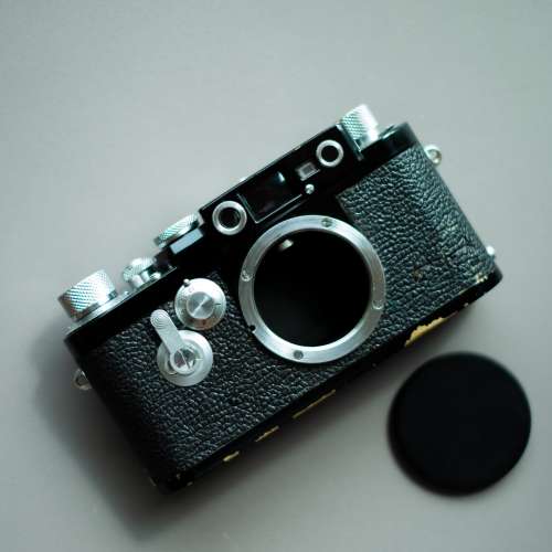 收藏級 Leica IIIg (LTM mount) Black Paint Repaint 777 Lucky number 露銅 Leica...