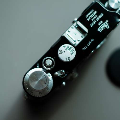 收藏級 Leica IIIg (LTM mount) Black Paint Repaint 777 Lucky number 露銅 Leica...