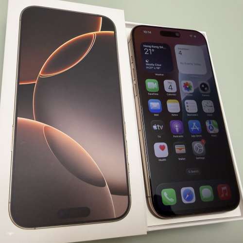 iPhone 16 pro max Natural Titanium 原裝電池100%