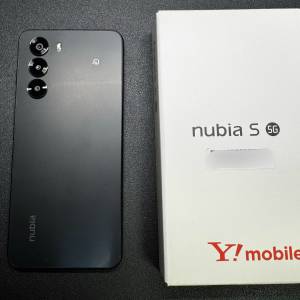 日版Y!Mobile ZTE Nubia S 5G A403ZT黑色120hz屏幕